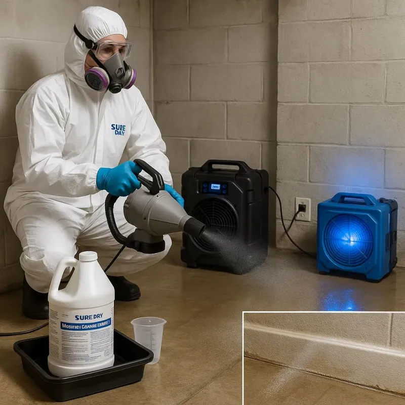 Sanitization and Odor Removal process in East Brunswick, NJ